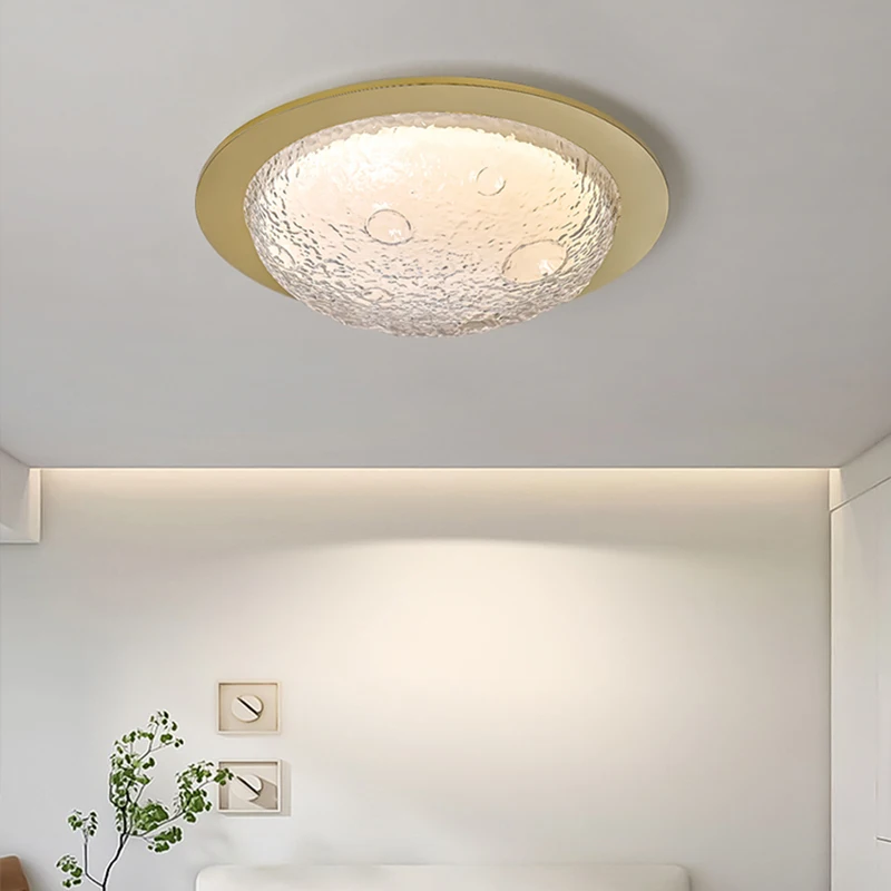 

Bedroom Moon Ceiling Light American High-end Designer Living Room Modern Light Luxury Moon Eye Protection Children's Room Light