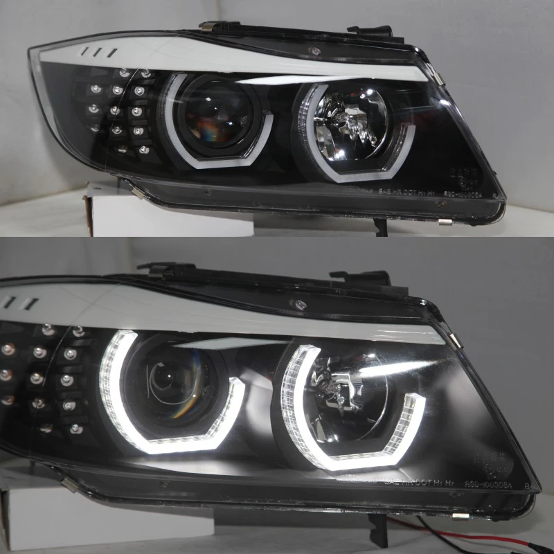 

Светодиодные фары в сборе для BMW E90 318i 320i 330i, 2005-2008 годов выпуска, передние фары с биксеноновыми линзами-проекторами
