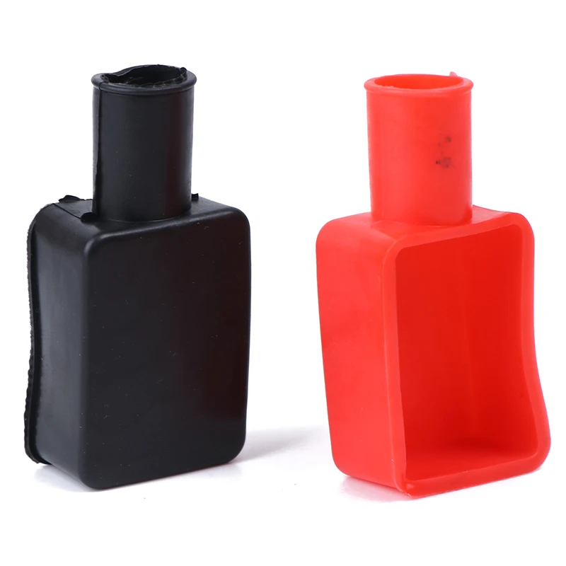 1 par de Clips de abrazadera de aislamiento de Terminal de batería de coche, cubiertas protectoras de poste de batería