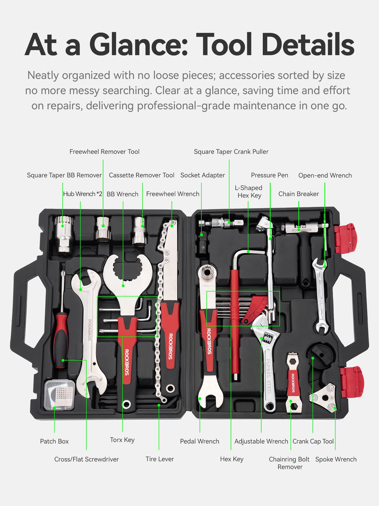 AliExpress ROCKBROS Bicycle Repair Tool Kits Professional Bike Multifunction Repair Tools Key Set Cycling Tools