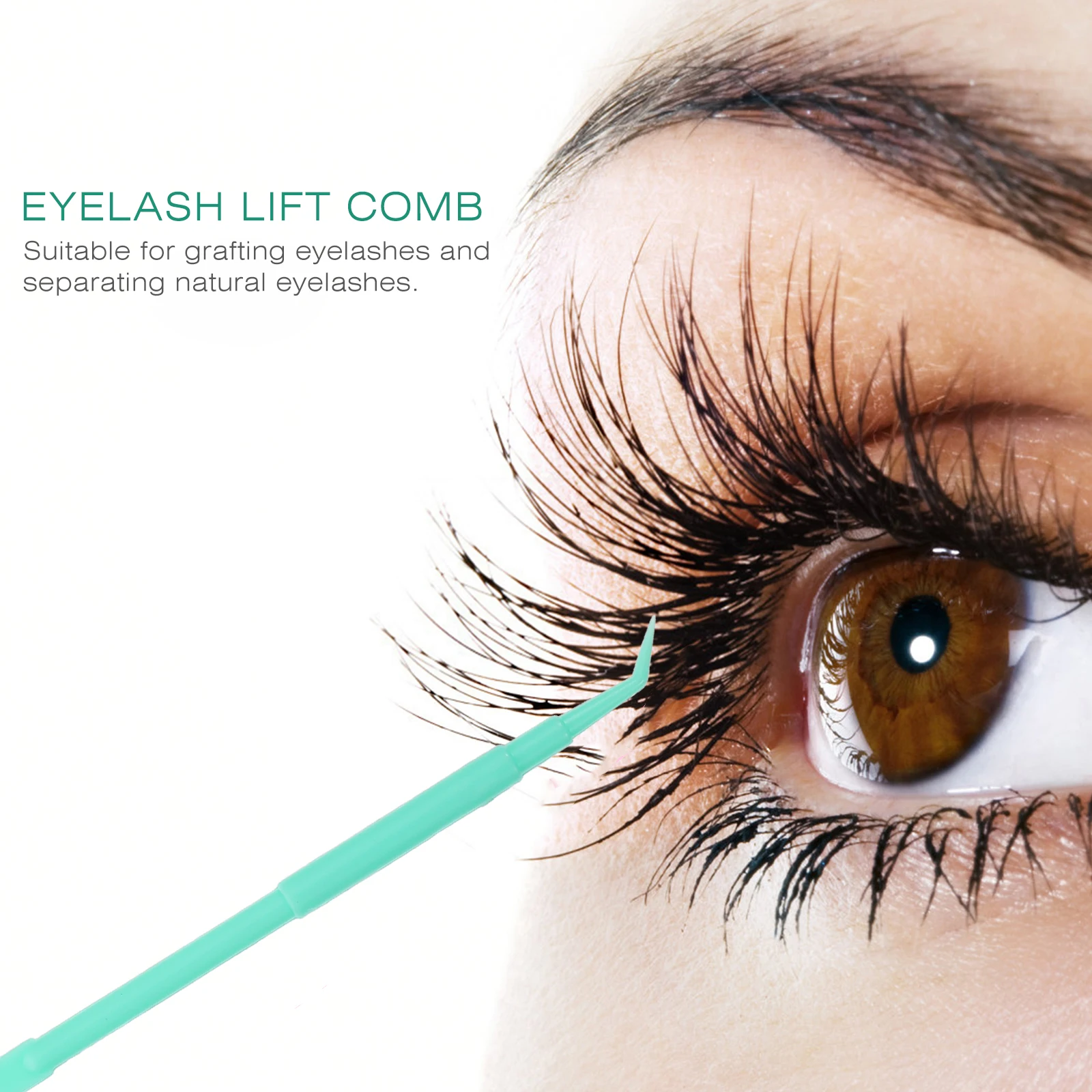 

10pcs 3-In-1 Lash Brush Comb Eyelash Lift Tool Reusable Durable Salon Home Use Pointed Head For Lash Perm Separator