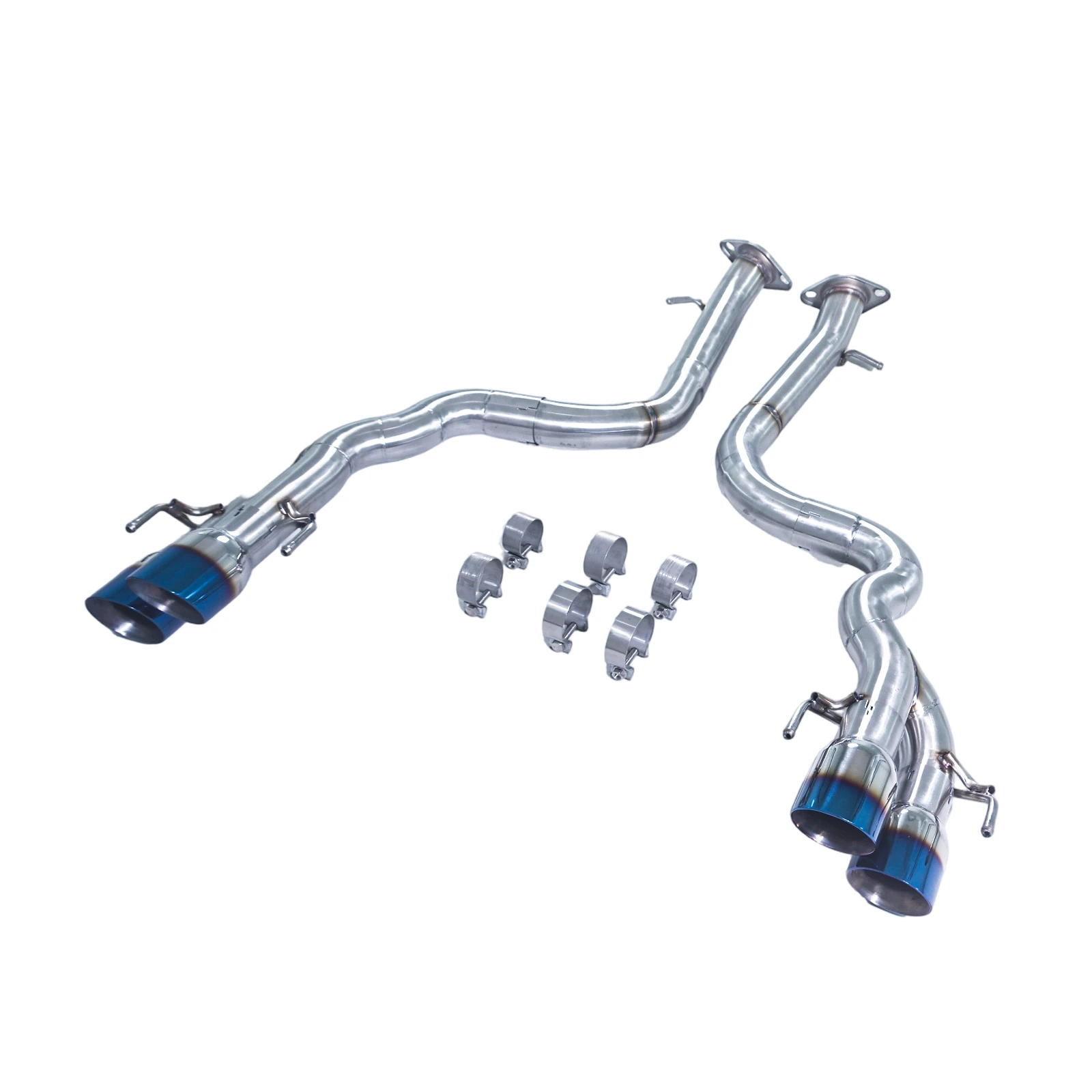 

Выхлоп GFC/для Lexus RCF GSF 5.0L Catback [63 трубок] Полностью прямая трубка из нержавеющей стали 304 101, синий хвостовой наконечник с покрытием