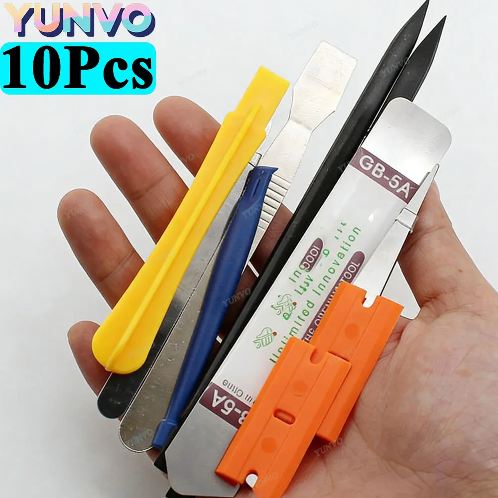 Multi-function Phone Repair Tool Kit, LCD Screen Opening Pry Glue Removal Cleaning Tools for iPhone iPad Tablet Laptop Watch