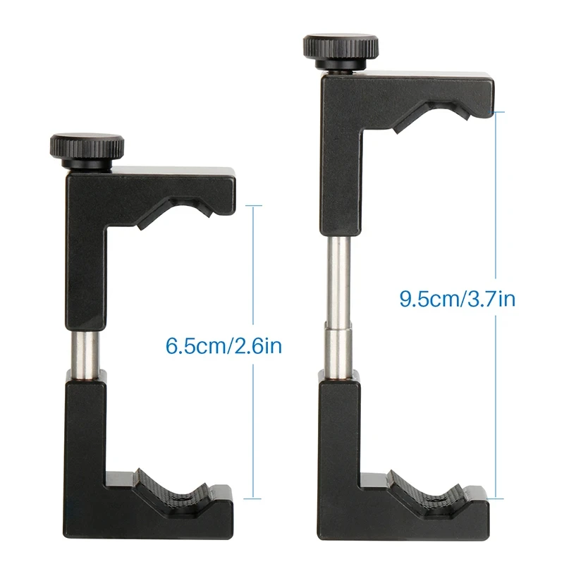 Ulanzi ST-2S supporto per treppiede universale per Smartphone Vlog supporto per adattatore per treppiede per telefono in metallo in alluminio per