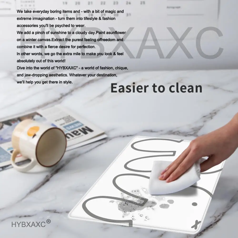 45x40cm Cartoon Rabbit Desk Mat Cute baby rabbit Gaming Mousepad kawaii Animal Gamer Mousepads Natural Rubber Keyboard Mats