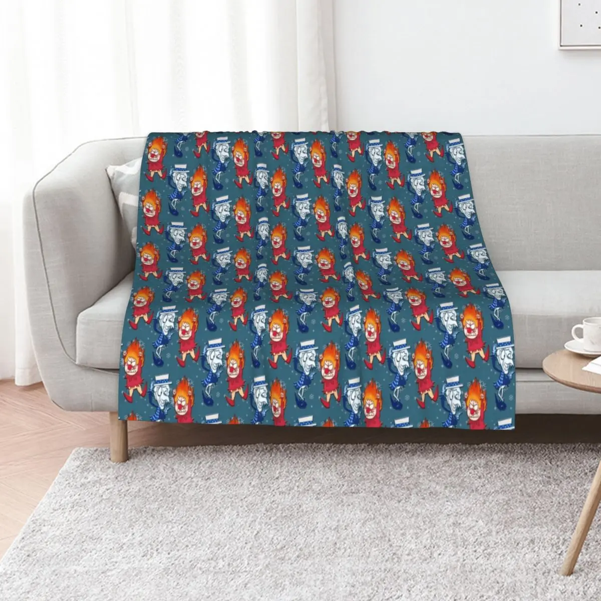 christmas heat snow miser Throw Blanket Summer Furry Camping Winter beds Blankets For Bed Sofa Throw Blankets