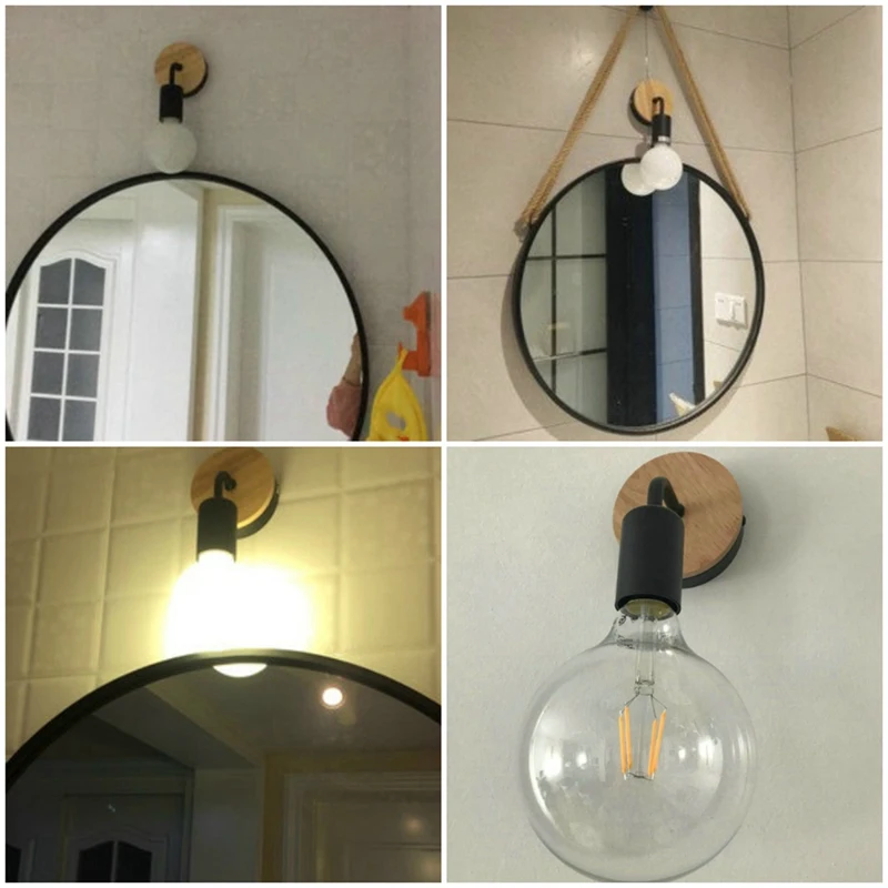 Nordic Postmodern Small Wall Light Simple Bathroom Corridor Light Bedroom Bedside Wall Light image 5