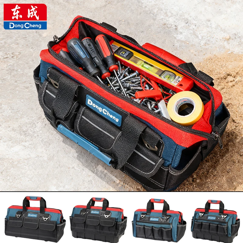 

Сумка для инструментов электрика, ткань Оксфорд 1680D с жесткой пластиковой основой, водонепроницаемые, износостойкие сумки для хранения большой емкости