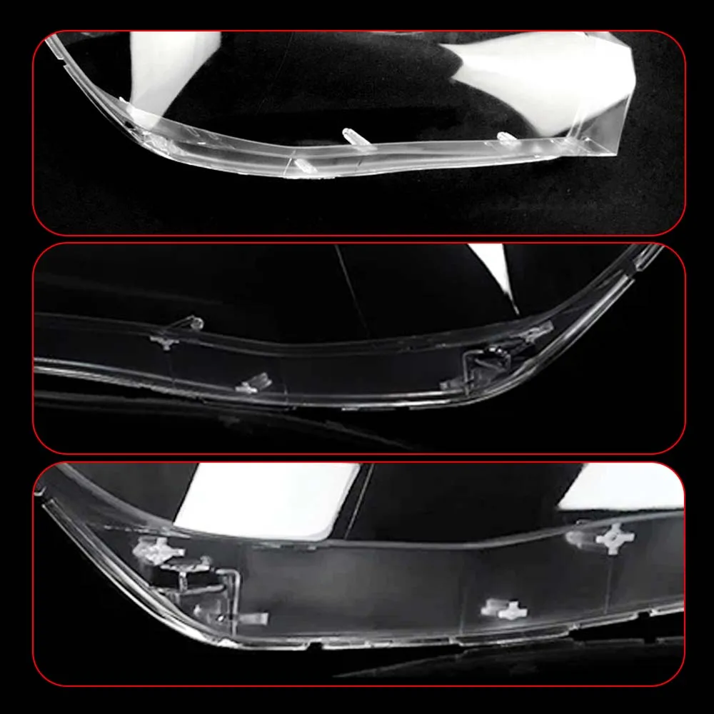Car Headlight Cover For BMW X5 X6 F15 F16 Fit Applicable 2014-2018 Front Headlamp Len Cover Car Headlight Cover Replacement Part