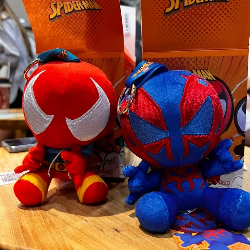 2025-uitverkoop Echt Hot Toys Spider Man-serie Blind Box Tas Hanger Sleutelhanger Schattig Peter Toys Verrassing Festival Geschenken Mystery Box