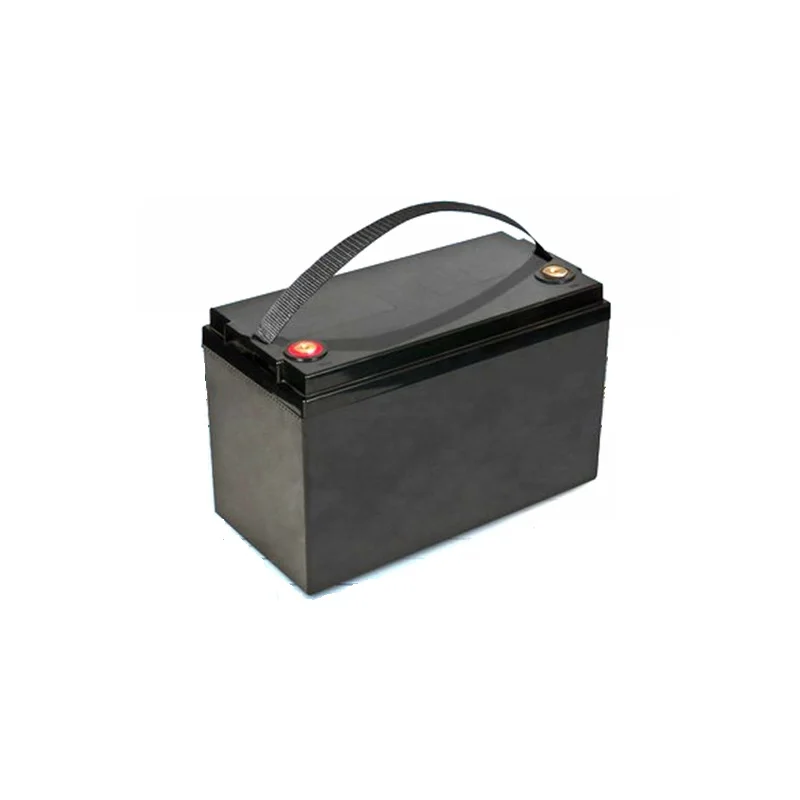 Battery Case Box Black Plastic Housing For 12V 100Ah LiFePO4 Lithium Battery Caravan Camping Marine Solar UPS Golf Cart