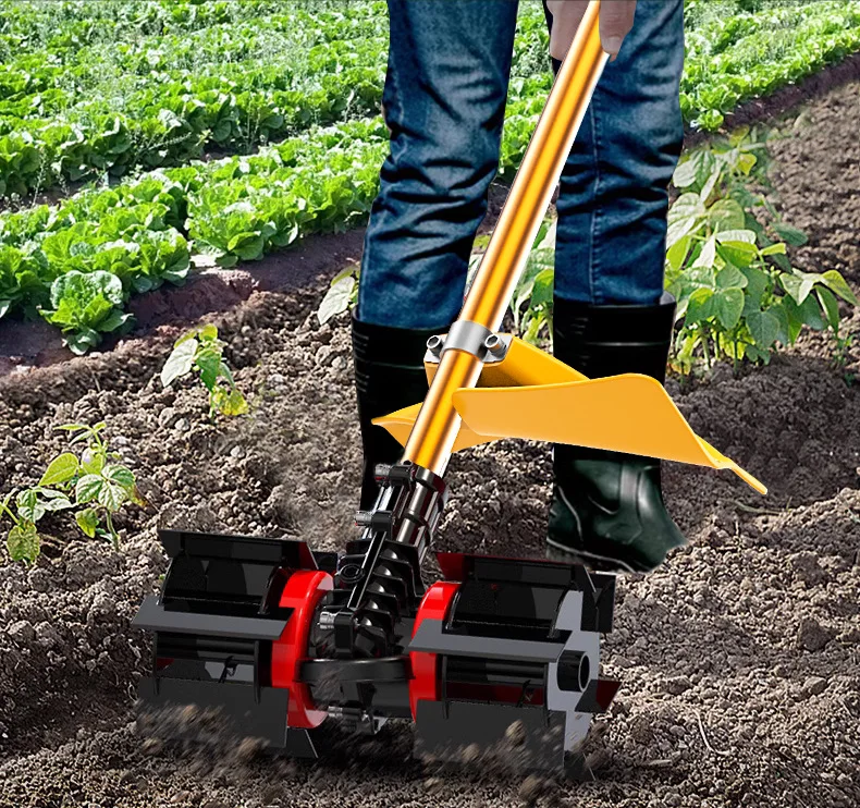 Plug in Electric Tiller Weeder Multifunctional Garden Cultivator for Loosening Trenching Lawn Digging