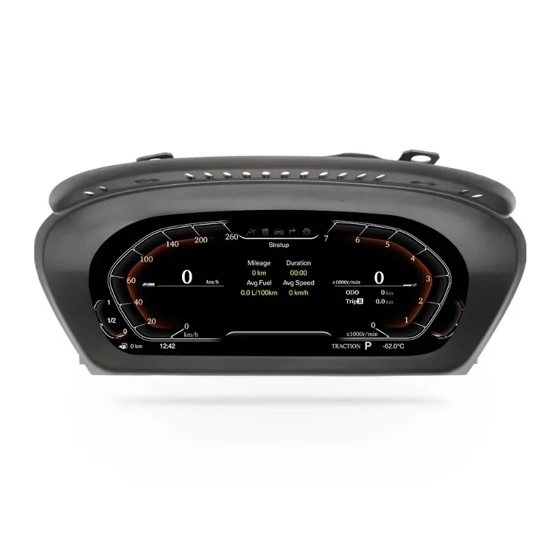 Quad core 12.3''  digital speedometera Instrument Panel Cluster  for BMW 5 Series  E60 digital speedometer with RAM 1GB