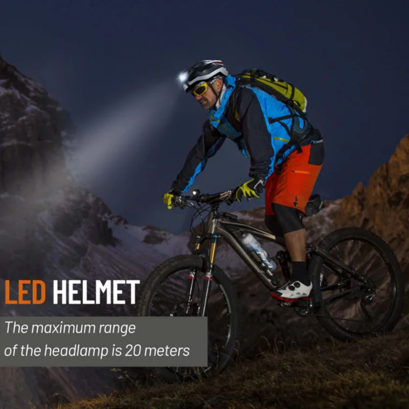 

Bicycle Helmet Smart Bluetooth Warning Light Cycling Integrated Hard Hat Helmet