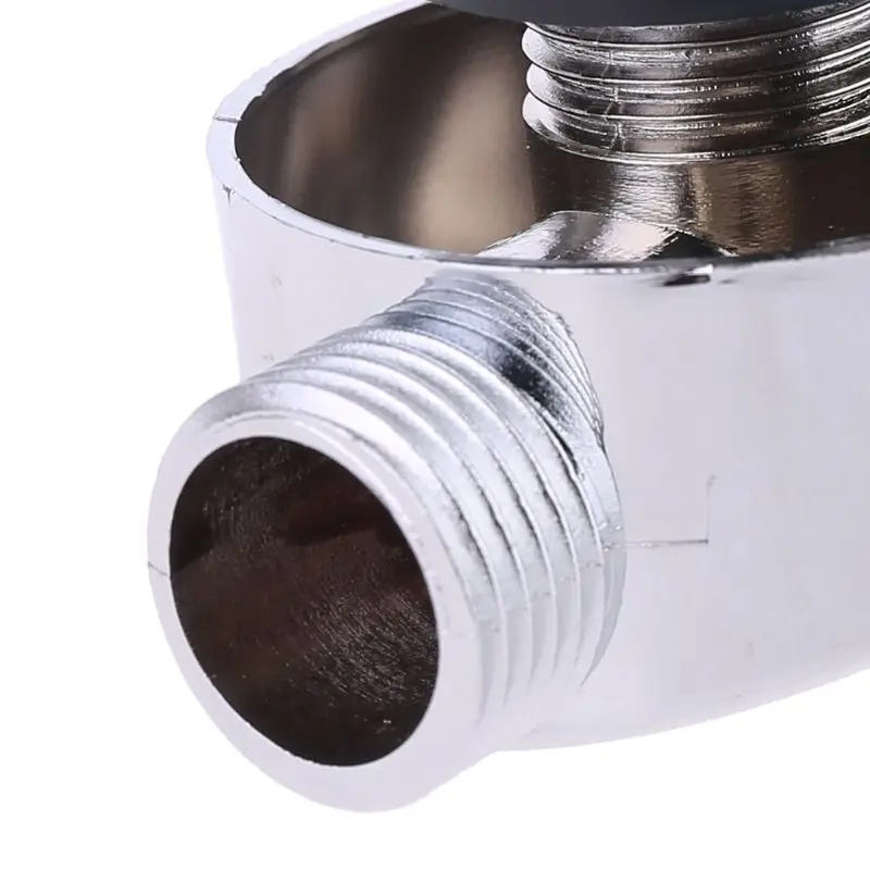 Conector ducha plástico cromado, accesorios para habitación, cabina ducha, bañera, envío directo
