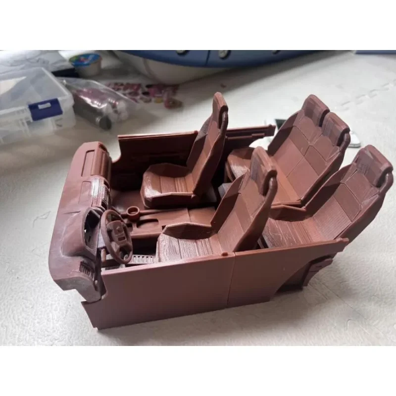 Full Custom Interior Kit for 1:10 MST CFX-WS DC1 Land Rover Discovery,Bathtub Enclosed Design RC Car Modification Accessories