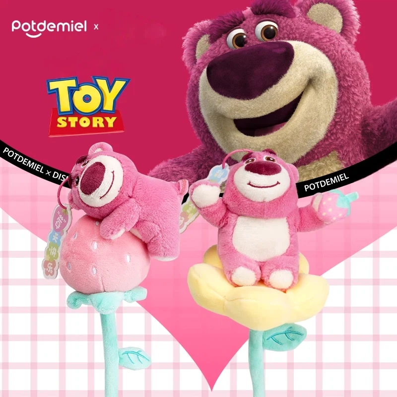 Autentico disponibile Bouquet di orsi di fragole Coppia bambola di peluche Giocattolo Gioco alla moda per il regalo a sorpresa di compleanno per le vacanze del fidanzato