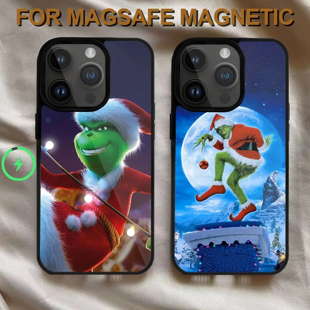 How The G-Grinch Stole C-Christmas Film  Phone Case  For iPhone 14 13 12 11 15 Pro Max Magsafe Wireless Charge Plus Mini Cover