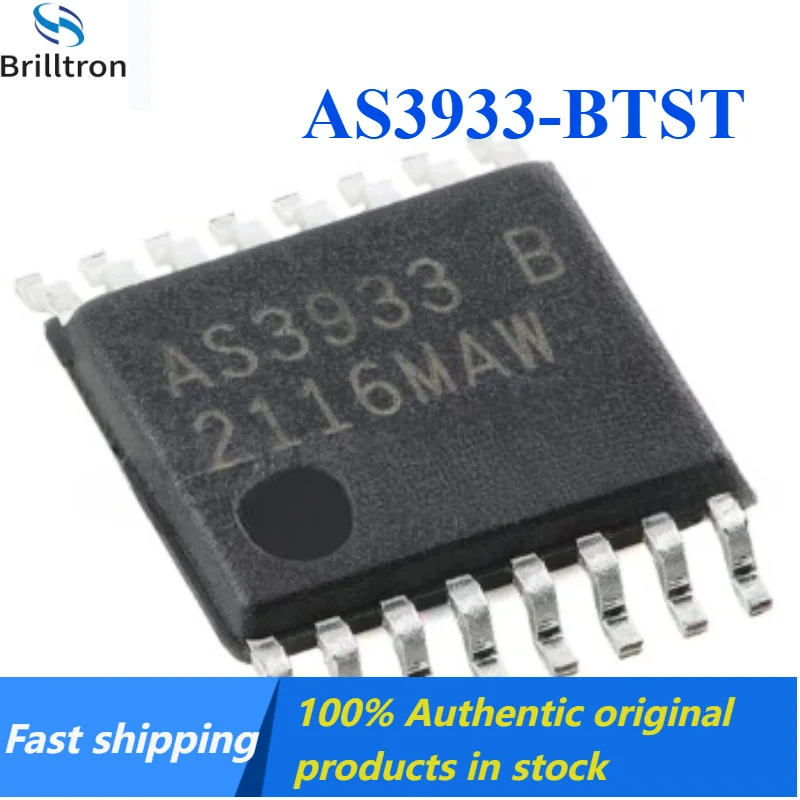5-20PCS 100% New AS3933-BTST TSSOP-16  Brand New Original In Stock , Fast Shipping.