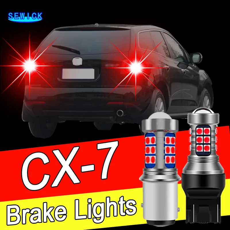 2pcs LED Brake Light Bulb Accessories For Mazda CX-7 CX 7 CX7 ER 2006-2014 2007 2008 2009 2010 2011 2012 2013