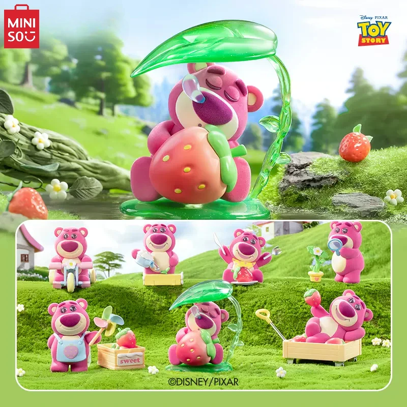 

Miniso Disney Lotso Strawberry Fields Series Blind Box Animation Decoration Model Cute Ornament Children's Birthday Gift