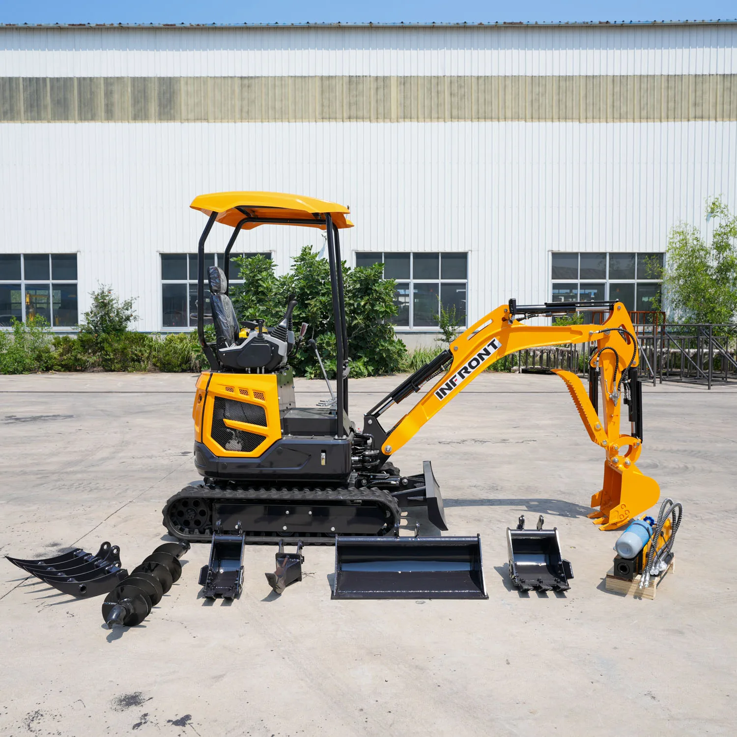 

Мини-экскаватор 1,8 тонны, сертифицированный EPA/Euro 5, гидравлический экскаватор с двигателем Kubota для траншей на ферме и в саду | Бесплатная доставка