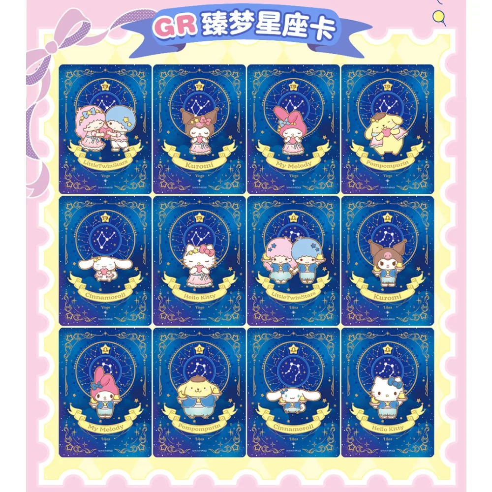 New Kayou Original Sanrio Popular IP Cute Character Collection Card Highly Beloved Star Family Commemorative Cards Fans Gifts