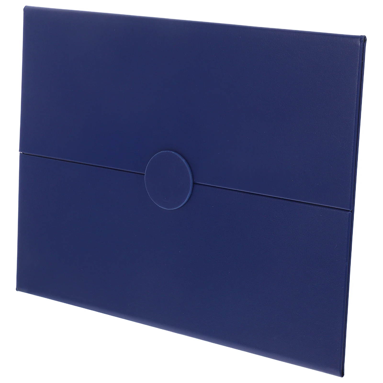 

Trifold A4 Diploma Cover Marriage Certificate Protector Graduation Document Holder Award Brochure Foldable Pu Paper Longlasting