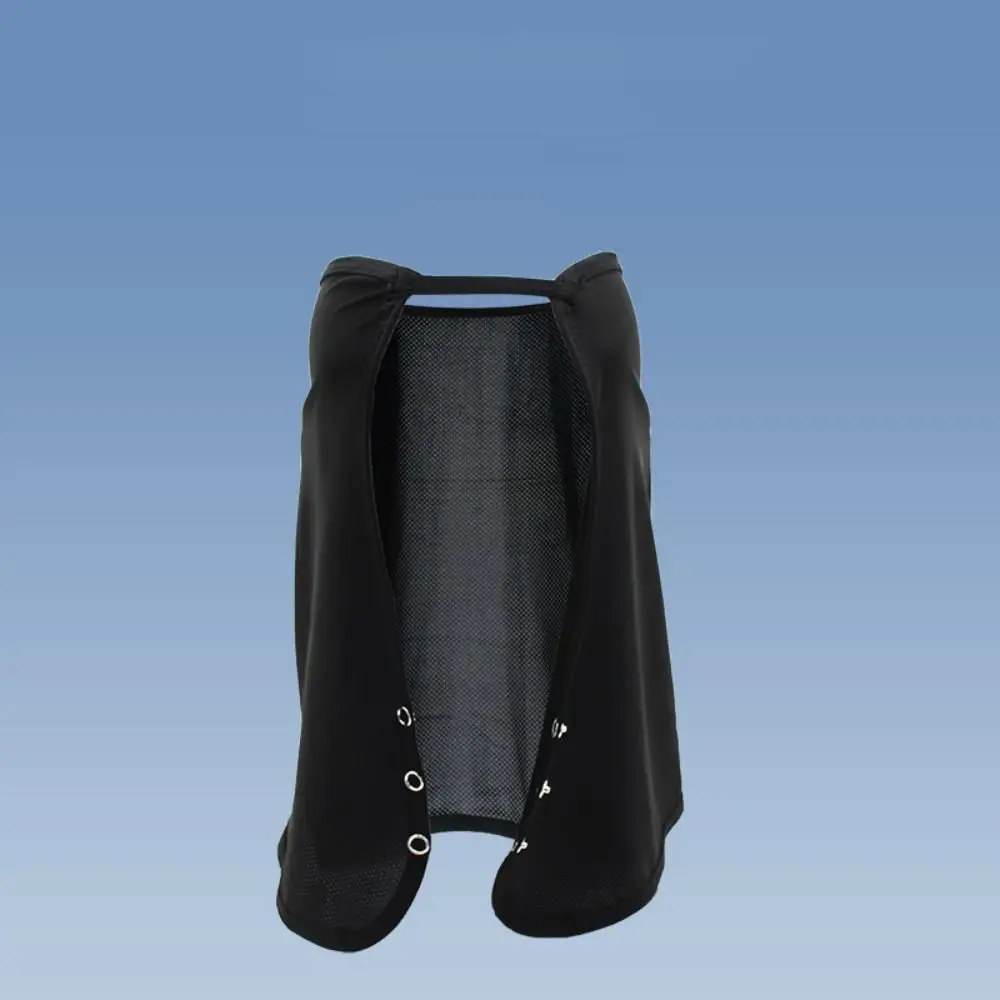 調節可能なソリッドカラーのアイスシルク日焼け止めマスクショール速乾性サイクリングスカーフスカーフネックプロテクターフェイスベール乗馬