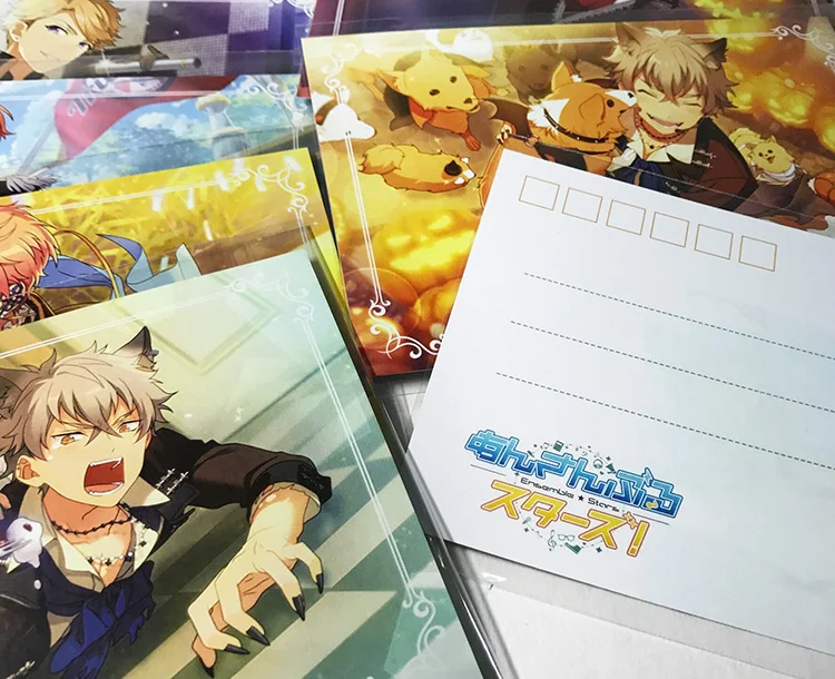 앙상블 별 파인 에이치 토리 히메미야 후시미 유즈루 엽서