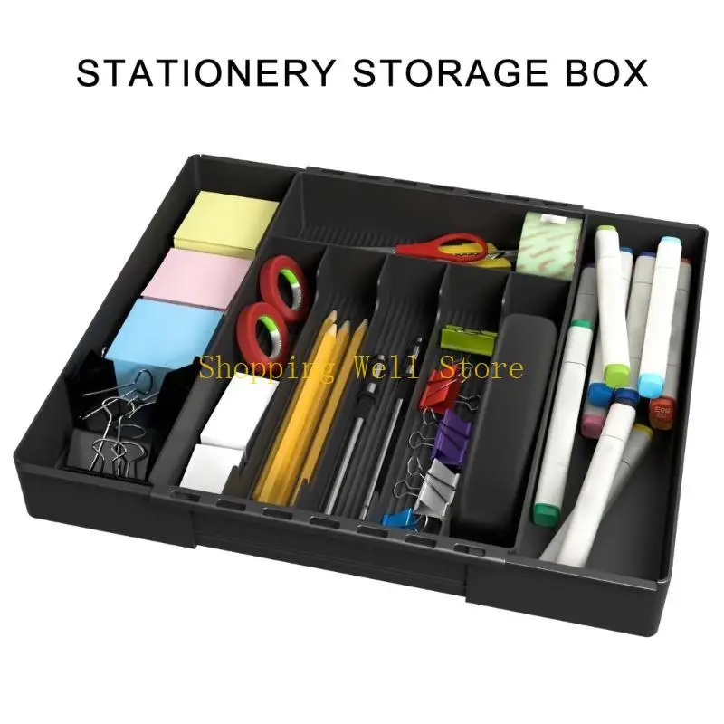 KX4B Delicate Kitchen Drawer Silverware Organizers Convenient Cutlery Storage Holder