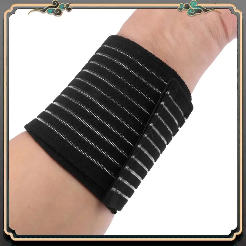 

Премиальный бандаж для поддержки запястья для мужчин и женщин. [6 упаковок] Для тренировок и фитнеса, тяжелой атлетики, предотвращения травм, облегчения боли