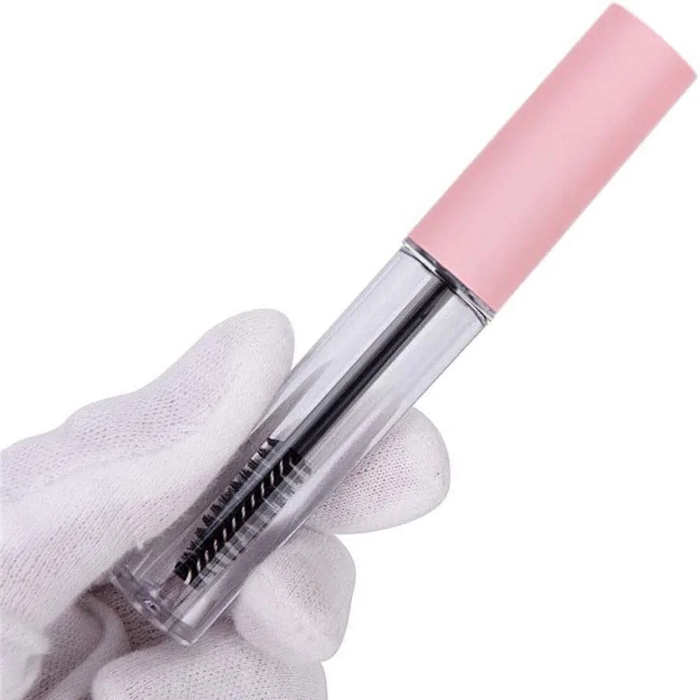 3pcs/set 1.5ml/5ml/10ml Empty Pink Mascara Tube Eyeliner Tube and Lip Gloss Tube DIY Refillable Sample Bottle Cosmetic Container