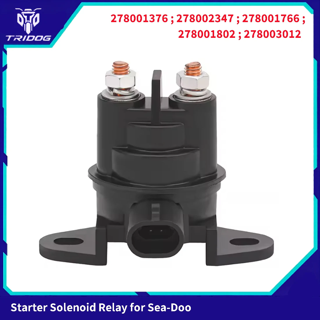 Starter Solenoid Relay For Seadoo LRV DI GTI 155 RX HX CHALLENGER EXPLORER SPEEDSTER  UTOPIA SPORTSTER 1503 1800 800  278001802