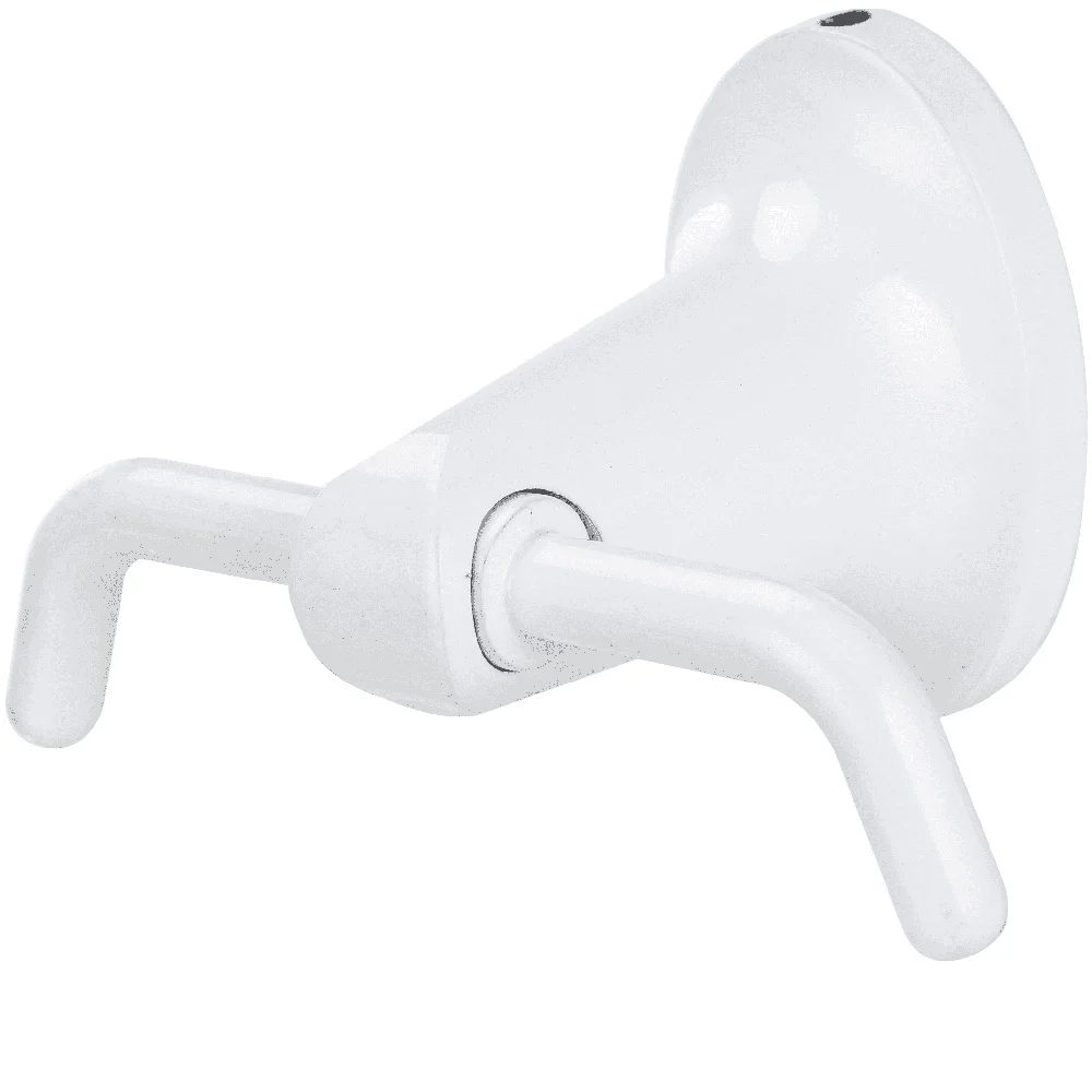 Confezione da 2 ganci ovali in acciaio per accappatoio, ganci per asciugamani a parete, facile installazione, hardware incluso, design versatile, capacità di peso di 6,6 libbre