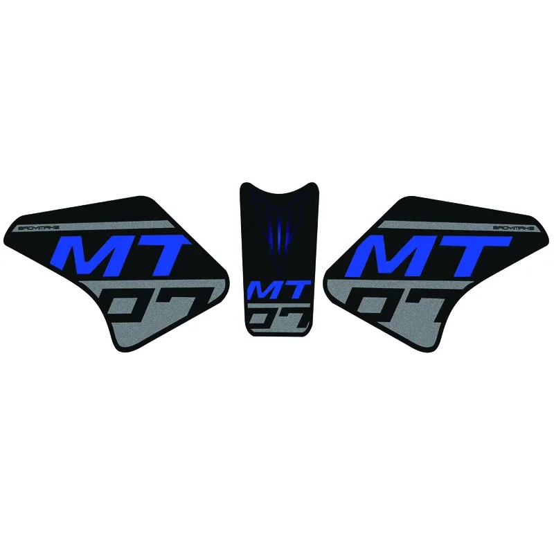 

Motorcycle For MT-07 MT07 2021 2022 Tankpad Anti-Slip Tank Pad Protection Stickers SIDE TANK PADS Traction Pad