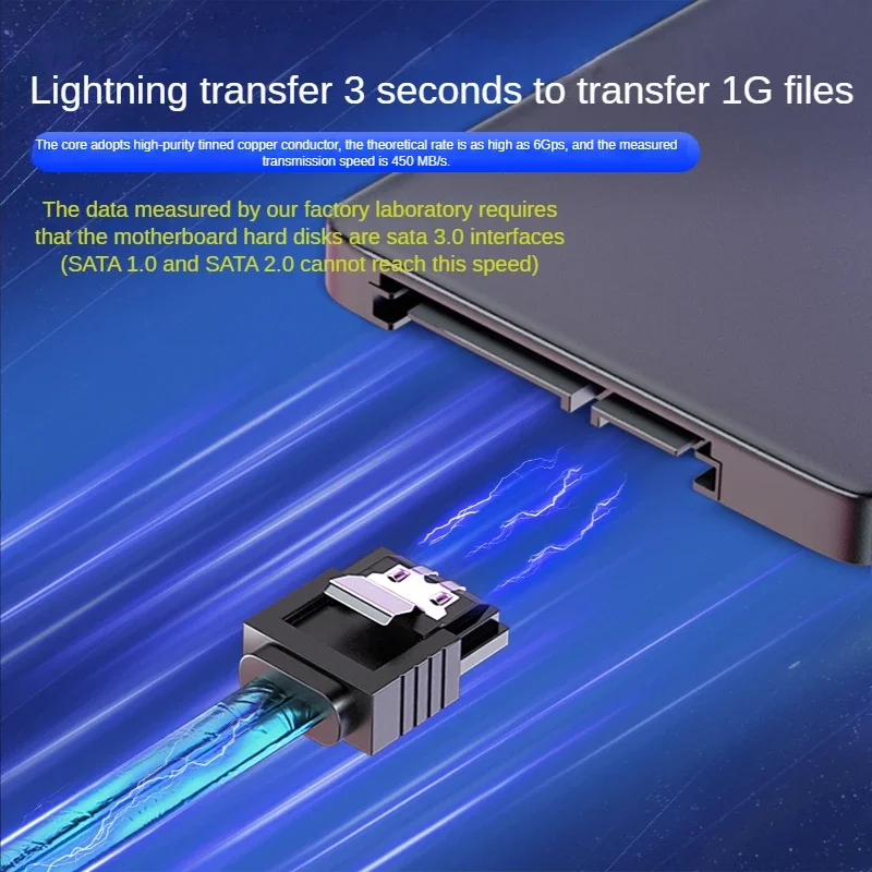 Kolanko SATA 3.0 Kabel w górę w dół lewy prawy SATA 3.0 III SATA3 6GB/s Kabel do transmisji danych Kabel SAS Dwukanałowy dysk twardy PC Przewód do transmisji danych — zdjęcie produktu 6