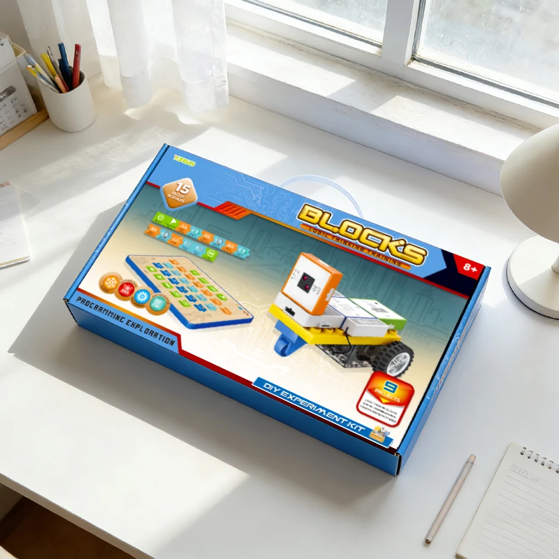 jouet-de-blocs-de-codage-stem-kit-de-logique-de-programmation-pour-enfants-avec-15-modules-ensemble-d'experiences-educatives-de-bricolage-pour-voitures-a-partir-de-8-ans