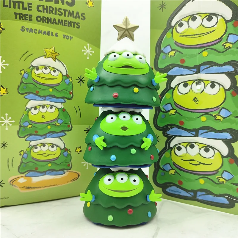 3pcs/set Toys Story Aliens Christmas Tree Ornaments Cute Decoration Action Figure Toys 6-7cm