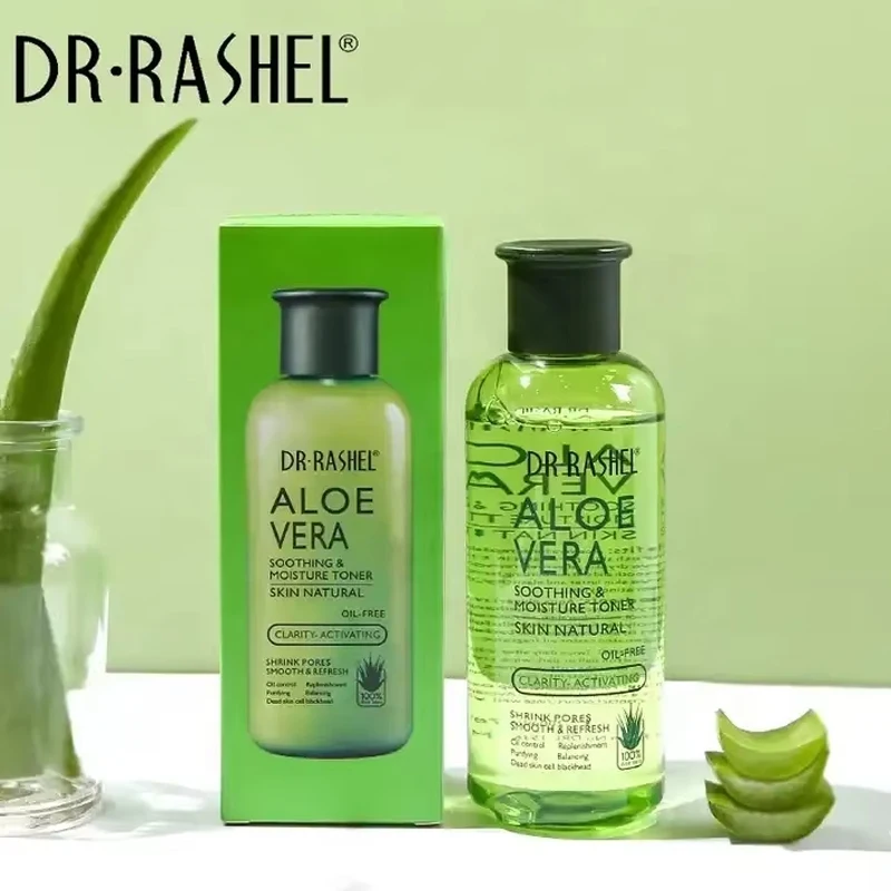 

DR.RASHEL Aloe Vera Soothing Moisture Toner Shrink Pores Smooth And Refresh Skin Toner