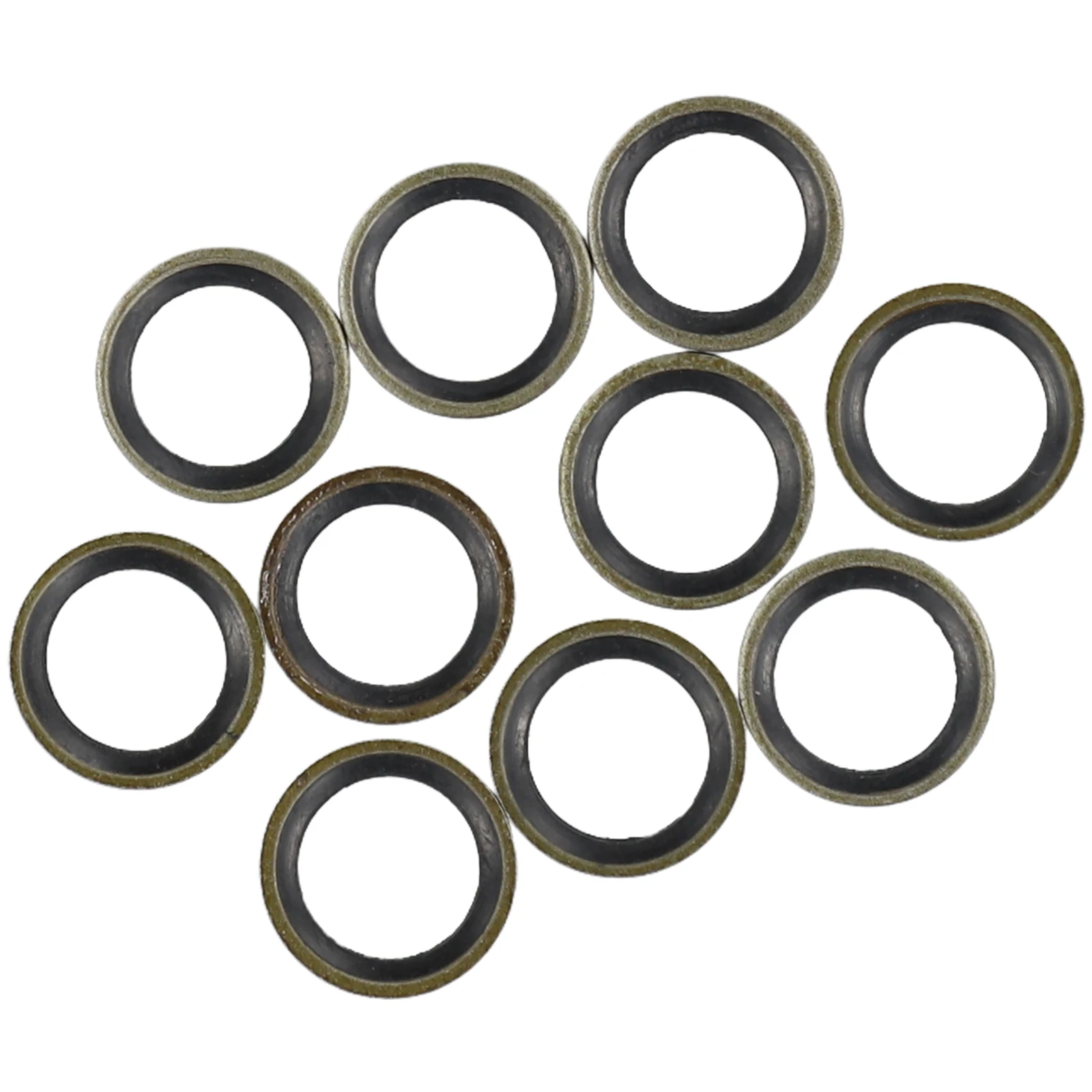 10pcs Oil Drain Plug Washer 12mm Banjo Bolt Washers Sealed For Nissin Master Cylinders Calipers Replace Washer Oem Gaskets