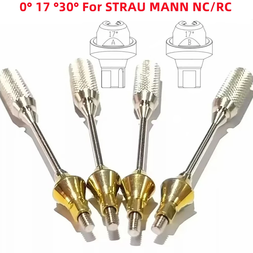 

5Pcs STRAUMANN Multiunit Angled Abutment 0° 17 °30° For ITI NC/RC Screw-Retained Abutment Angled impression Accessories