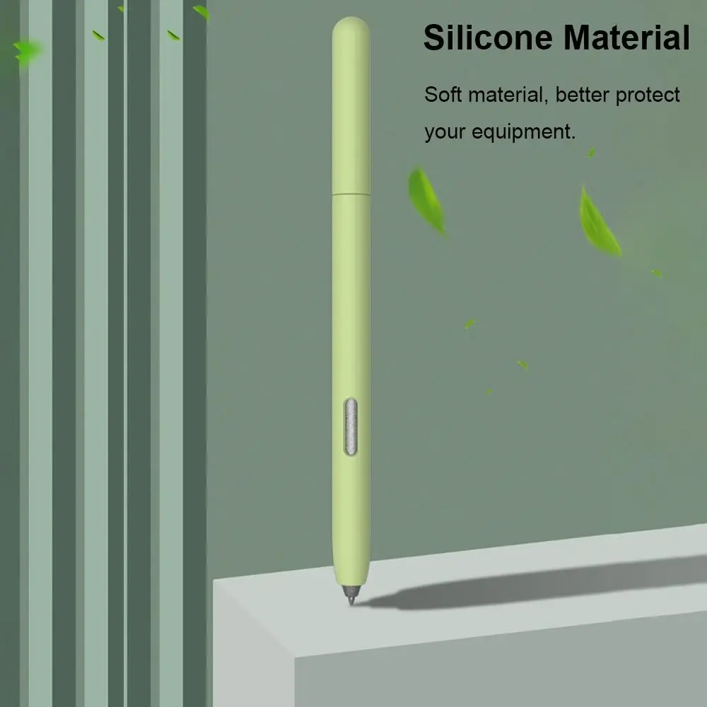 Ergonomic Anti Slip Tablet Touch Pencil Case Silicone Stylus Protective Cover for Samsung Galaxy Tab S7/S8/S9 Plus S Pen Sleeve