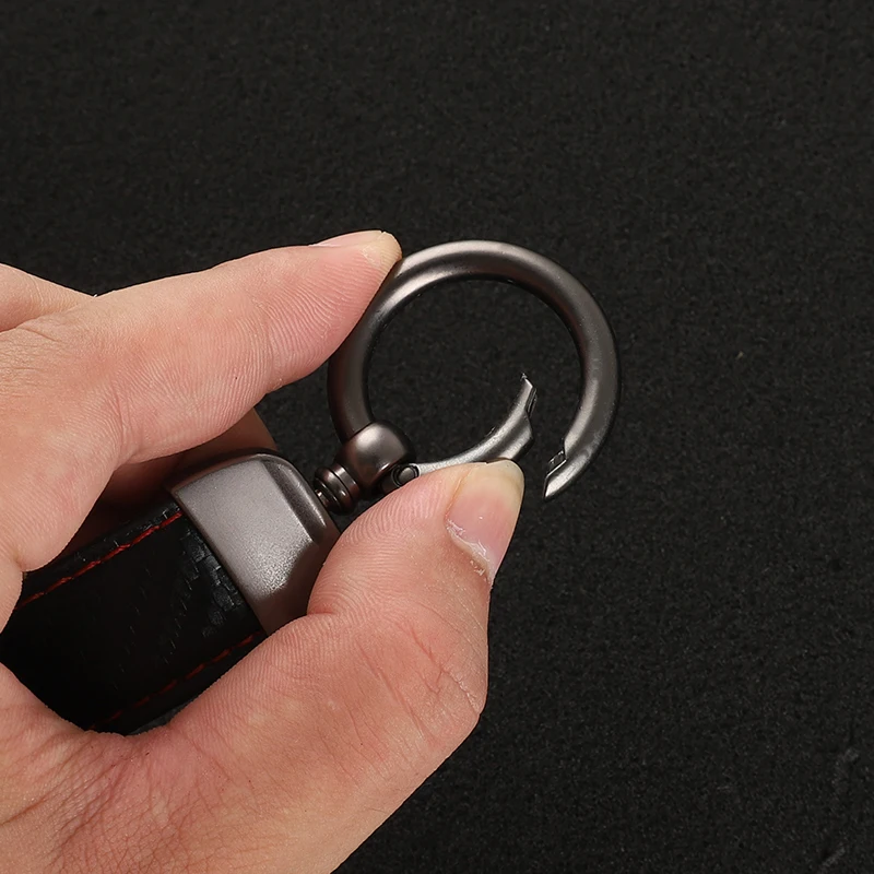 High-Grade Carbon Fiber Motorcycle Keychain Holder Keyring for Ducati Multistrada V4 S Sport 1A 2020 2021 Accessories