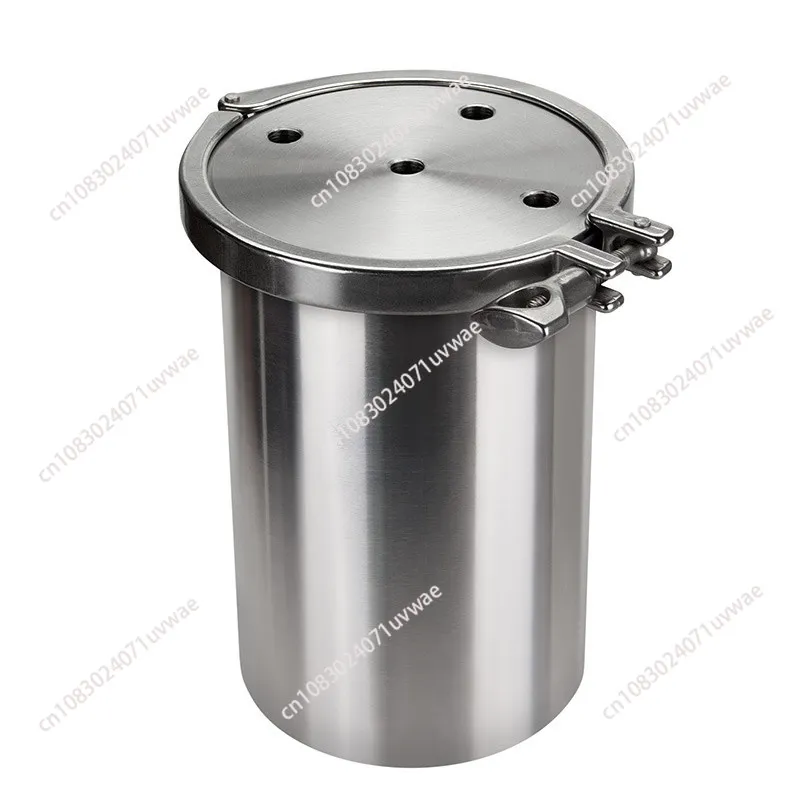 2L Dispenser Pressure Tank 304 Stainless Steel Glue Storage Tank Fluid Dispensing Bucket With Safety Valve Pressure Valve