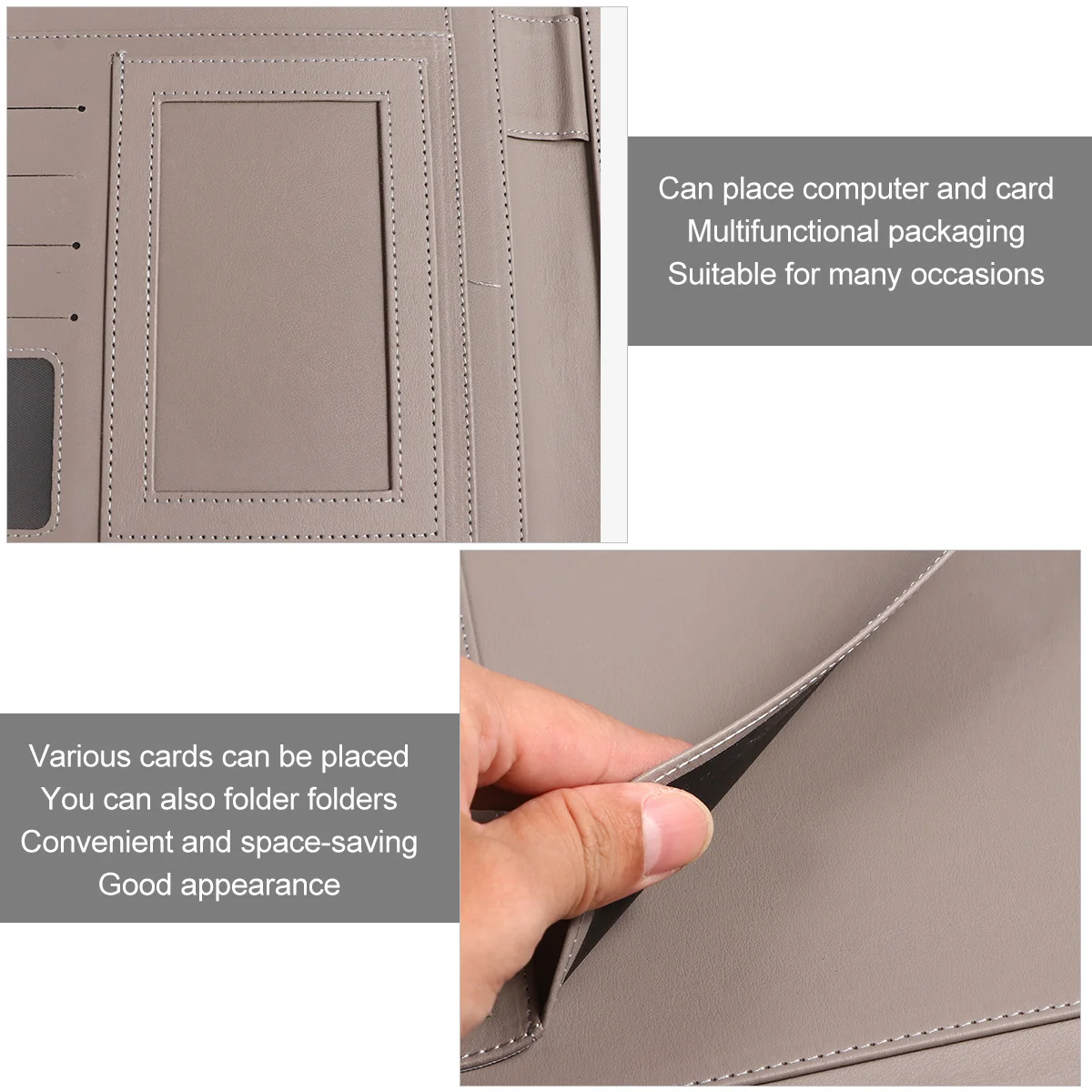 

1Pcs Waterproof Office File Folder A4 Document Organizer Portable Multi-Function Business Storage Office File Folder