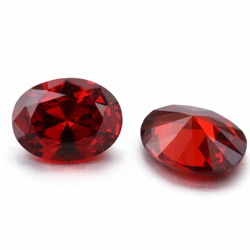 Grandi 13x18mm 15.0Ct granato rosso rubino 4A ovale pietre preziose sciolte naturale estratto per gioielli che fanno perline