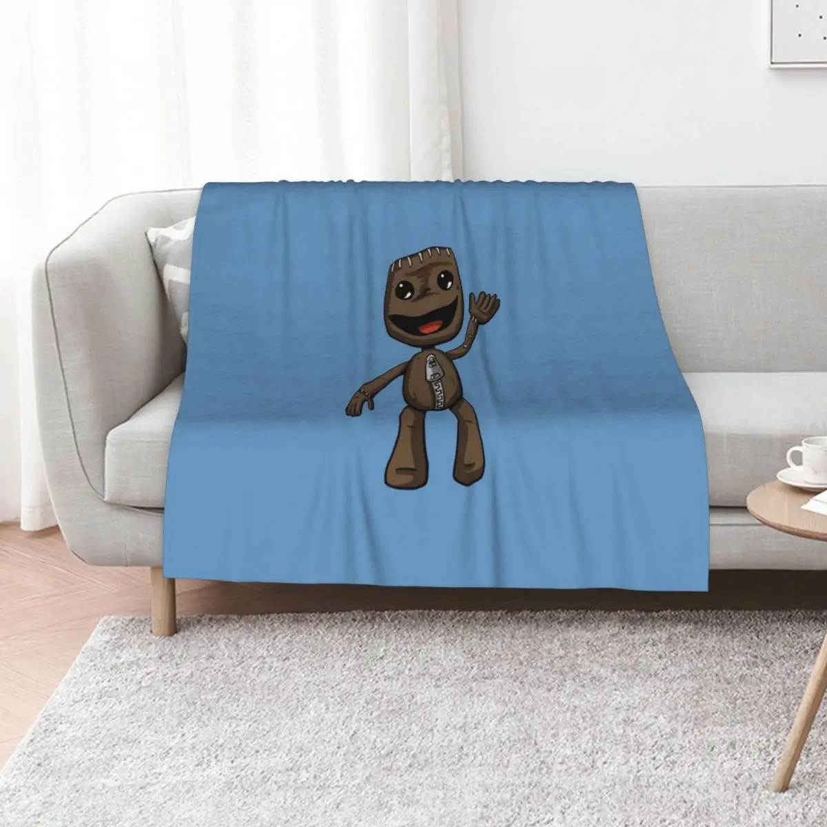 

Sackboy Throw Blanket Decorative Beds Stuffeds Comforter Beautifuls Blankets