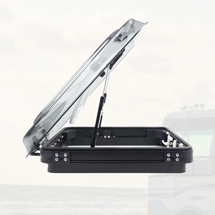 RV23SL Rv Ventilation Window 400*400 mm Acrylic  Center Cover Skylight Rv Roof Window Rv With ASA Surrounded