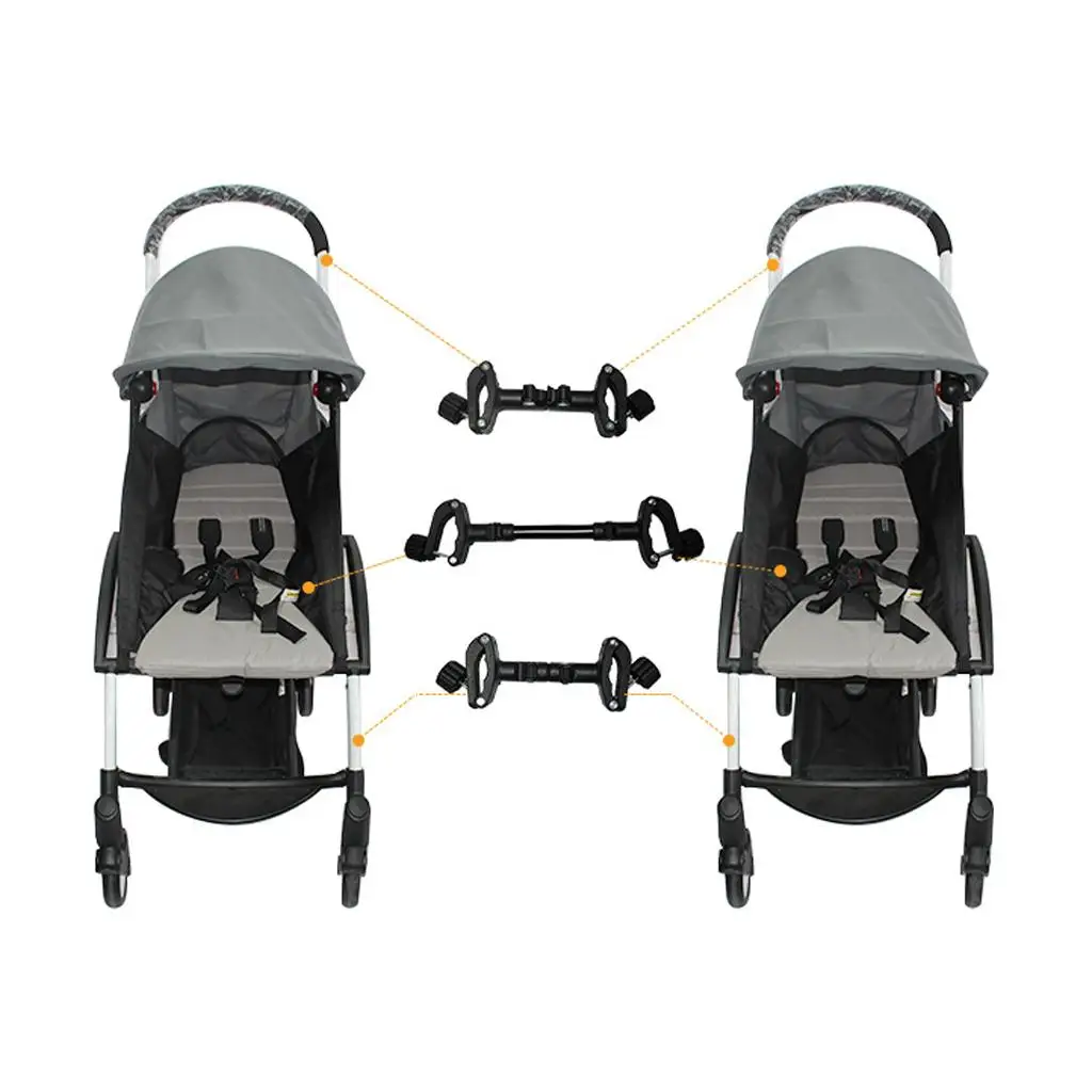 ملحقات عربة الأطفال مجموعة خطافات توصيل عالمية لـ Pram Groove #1